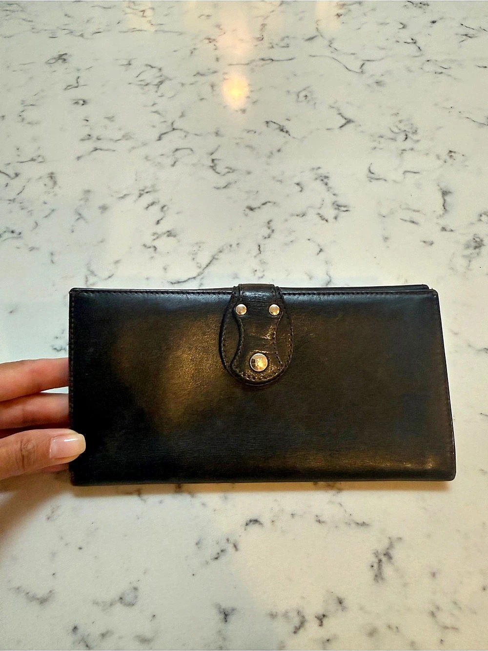 Fendi Dark Brown Leather Wallet
